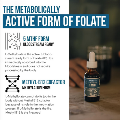 L-Methylfolate + Methyl B12 Drops - Organic Berry Flavor